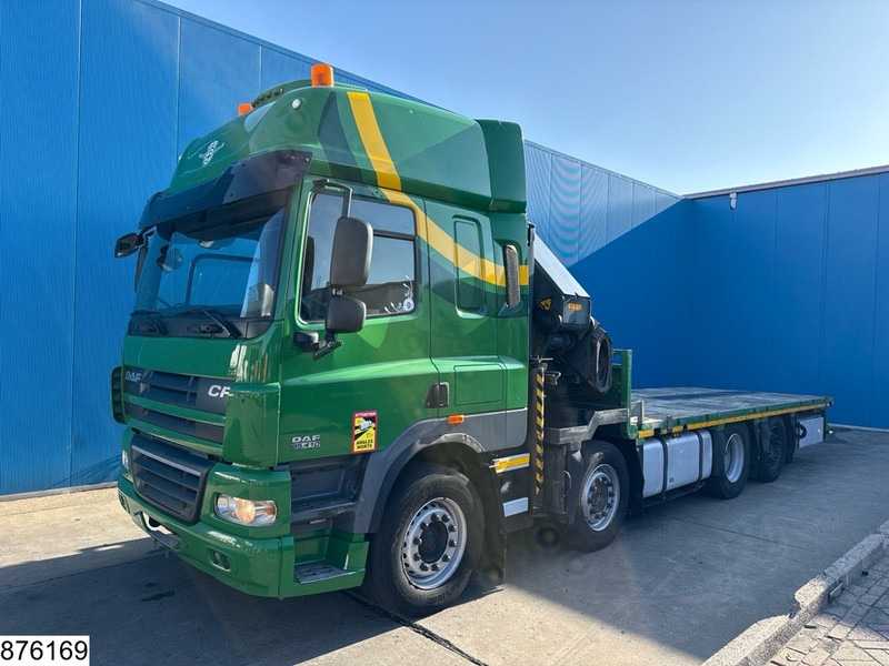 DAF CF 410 8x2, EURO 5, Palfinger, Steerling, Remote,Retarder - Camion plateau, Camion grue: photos 4 DAF CF 410 8x2, EURO 5, Palfinger, Steerling, Remote,Retarder - Camion plateau, Camion grue: photos 4