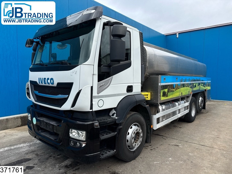 Iveco Stralis 460 6x2, EURO 6, 15,900 litres, Milk, Retarder, Lenk - Camion citerne: photos 1 Iveco Stralis 460 6x2, EURO 6, 15,900 litres, Milk, Retarder, Lenk - Camion citerne: photos 1
