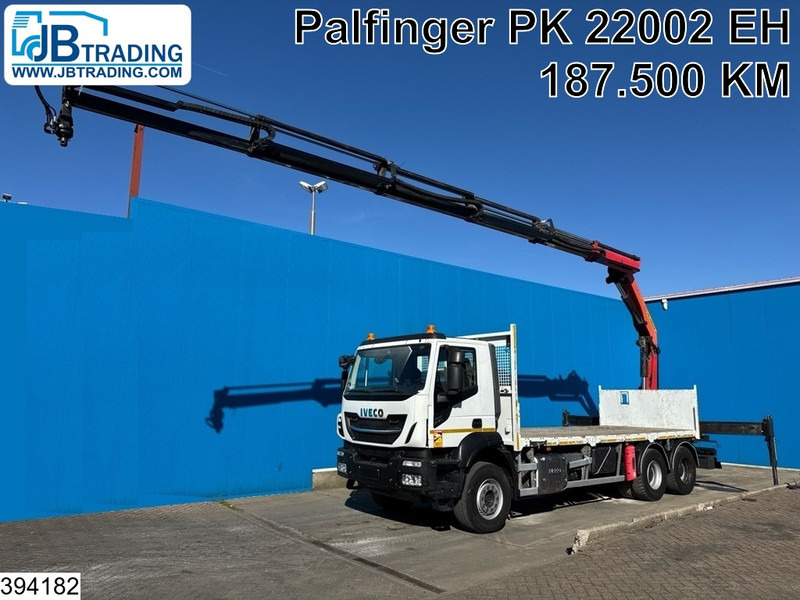 Iveco X-Way 360 6X4, EURO 6, Steel suspension, Palfinger - Camion plateau, Camion grue: photos 1 Iveco X-Way 360 6X4, EURO 6, Steel suspension, Palfinger - Camion plateau, Camion grue: photos 1