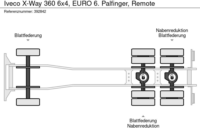 Camion plateau, Camion grue Iveco X-Way 360 6x4, EURO 6. Palfinger, Remote: photos 17 Camion plateau, Camion grue Iveco X-Way 360 6x4, EURO 6. Palfinger, Remote: photos 17