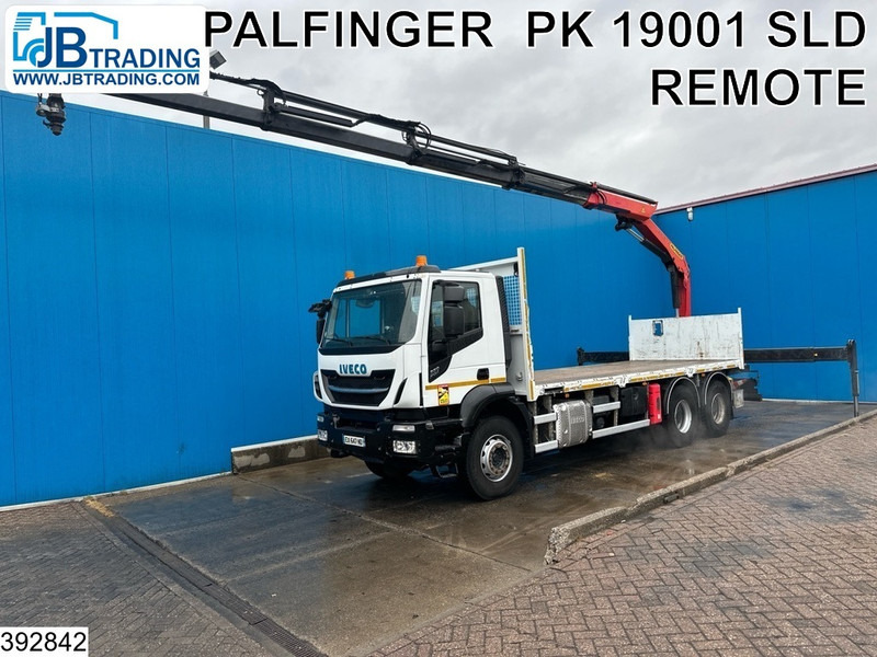 Iveco X-Way 360 6x4, EURO 6. Palfinger, Remote - Camion plateau, Camion grue: photos 1 Iveco X-Way 360 6x4, EURO 6. Palfinger, Remote - Camion plateau, Camion grue: photos 1