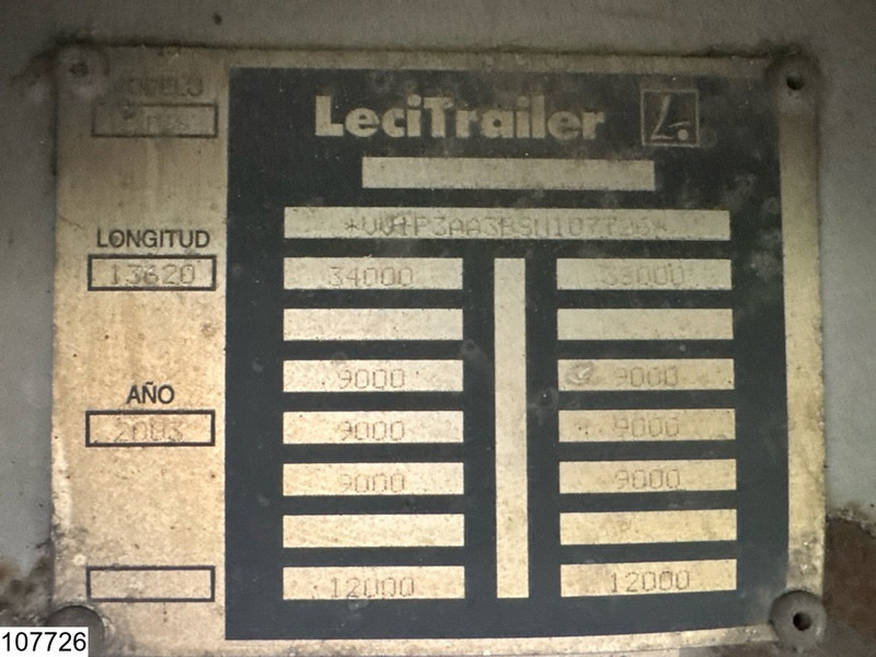 Lecitrailer Tautliner lift axle - Semi-remorque rideaux coulissants: photos 4 Lecitrailer Tautliner lift axle - Semi-remorque rideaux coulissants: photos 4