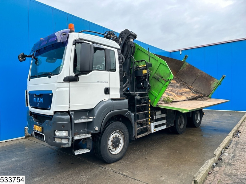 MAN TGS 33 480 6x6, Epsilon Palfinger - Camion benne, Camion grue: photos 4 MAN TGS 33 480 6x6, Epsilon Palfinger - Camion benne, Camion grue: photos 4