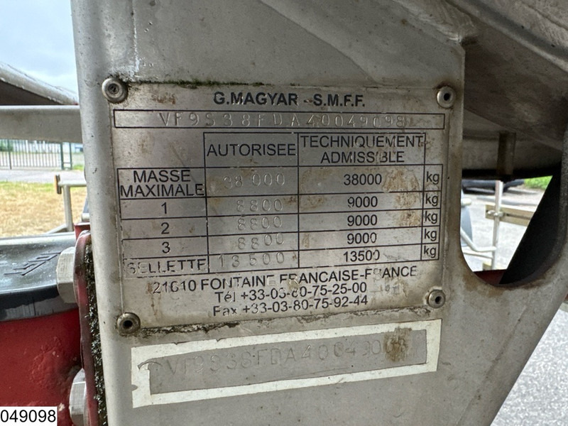 Magyar Chemie 22.500 Liter, 1 Comp - Semi-remorque citerne: photos 4 Magyar Chemie 22.500 Liter, 1 Comp - Semi-remorque citerne: photos 4
