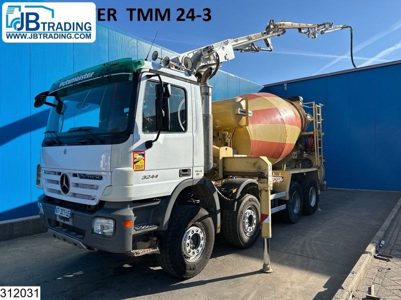 Mercedes-Benz Actros 3244 8x4, PUMI, Putzmeister, 24 MTR, Telligent 16 - Camion pompe: photos 1 Mercedes-Benz Actros 3244 8x4, PUMI, Putzmeister, 24 MTR, Telligent 16 - Camion pompe: photos 1