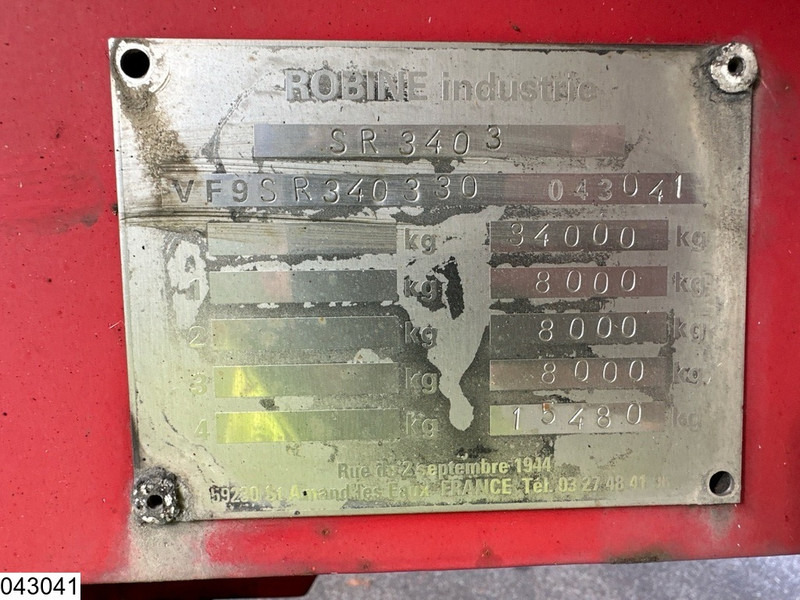 ROBINE Gas 48028 Liter, LPG GPL gas tank, Gaz, 1 Compartment - Semi-remorque citerne: photos 4 ROBINE Gas 48028 Liter, LPG GPL gas tank, Gaz, 1 Compartment - Semi-remorque citerne: photos 4