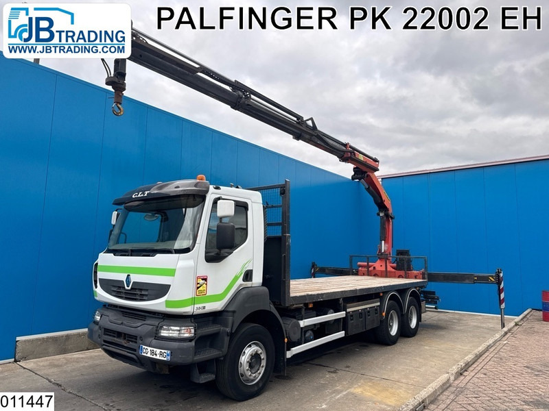 Renault Kerax 380 Dxi 6X4, EURO 5, Palfinger, Manual - Camion plateau, Camion grue: photos 1 Renault Kerax 380 Dxi 6X4, EURO 5, Palfinger, Manual - Camion plateau, Camion grue: photos 1