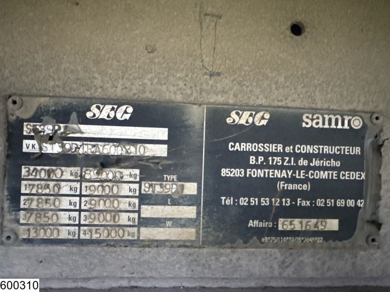 Samro gesloten bak - Semi-remorque fourgon: photos 4 Samro gesloten bak - Semi-remorque fourgon: photos 4