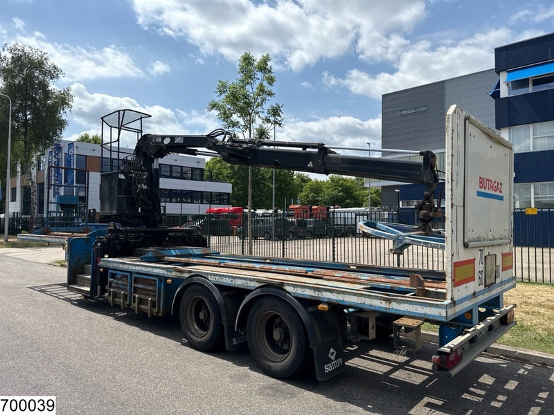 Samro open laadbak Hiab - Semi-remorque plateau: photos 2 Samro open laadbak Hiab - Semi-remorque plateau: photos 2