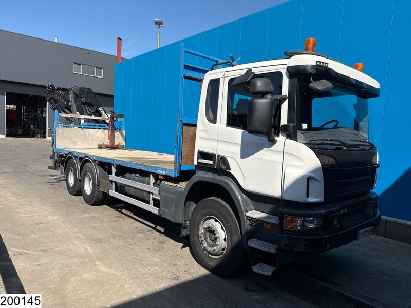Scania P 410 6x4, EURO 6, Retarder, HIAB, Remote - Camion plateau, Camion grue: photos 4 Scania P 410 6x4, EURO 6, Retarder, HIAB, Remote - Camion plateau, Camion grue: photos 4