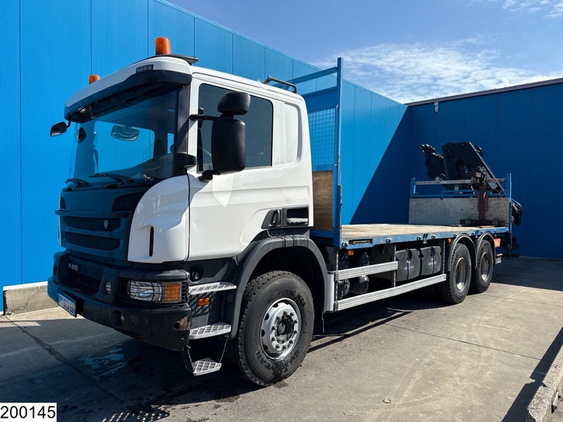 Scania P 410 6x4, EURO 6, Retarder, HIAB, Remote - Camion plateau, Camion grue: photos 3 Scania P 410 6x4, EURO 6, Retarder, HIAB, Remote - Camion plateau, Camion grue: photos 3
