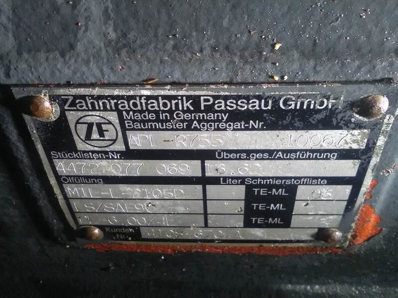 Essieu et pièces pour Engins de chantier Ahlmann AZ14-ZF APL-R755-4472077069/4108760A-Axle/Achse/As: photos 7