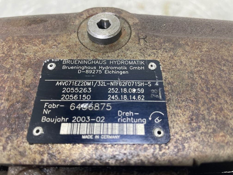Brueninghaus Hydromatik A4VG71EZ2DM1/32L-Drive pump/Fahrpumpe/Rijpomp - Hydraulique pour Engins de chantier: photos 4 Brueninghaus Hydromatik A4VG71EZ2DM1/32L-Drive pump/Fahrpumpe/Rijpomp - Hydraulique pour Engins de chantier: photos 4