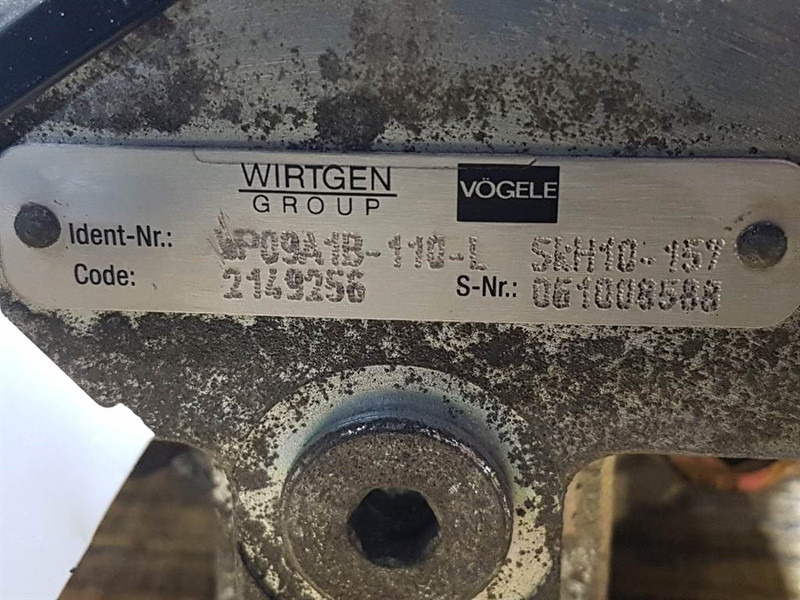 HALDEX WP09A1B-110-L - Vögele - 2149256 - Gearpump - Hydraulique: photos 3 HALDEX WP09A1B-110-L - Vögele - 2149256 - Gearpump - Hydraulique: photos 3