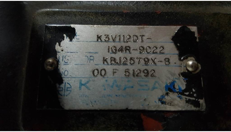 Kawasaki K3V112DT-IG4R-9C22 - Load sensing pump - Hydraulique: photos 3 Kawasaki K3V112DT-IG4R-9C22 - Load sensing pump - Hydraulique: photos 3