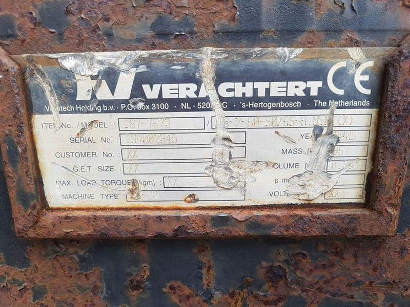 Godet pour Engins de chantier Liebherr A314-Verachtert HG-2-60-50/65-Bucket/Tieflöffel: photos 6 Godet pour Engins de chantier Liebherr A314-Verachtert HG-2-60-50/65-Bucket/Tieflöffel: photos 6