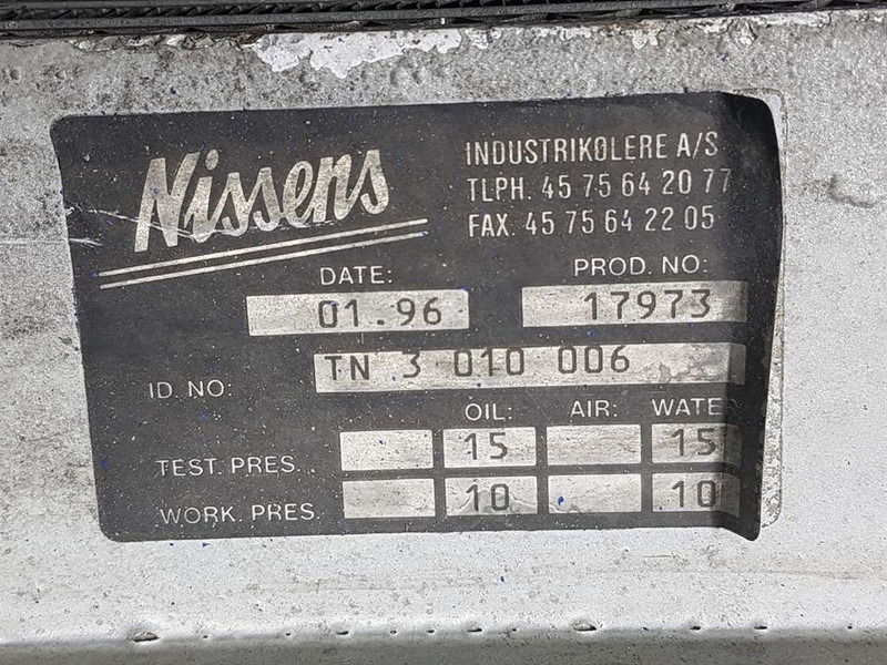Nissens TN3010006-Cooler/Kühler/Koeler - Moteur pour Engins de chantier: photos 4 Nissens TN3010006-Cooler/Kühler/Koeler - Moteur pour Engins de chantier: photos 4