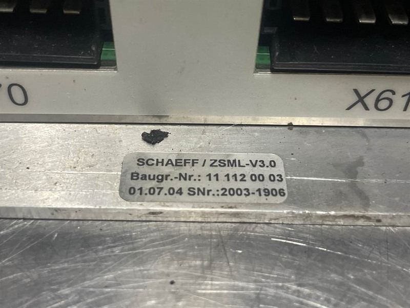 Terex Schaeff 5322000003-ZSML-V3.0-Control box/Steuermodul - Système électrique pour Engins de chantier: photos 4 Terex Schaeff 5322000003-ZSML-V3.0-Control box/Steuermodul - Système électrique pour Engins de chantier: photos 4