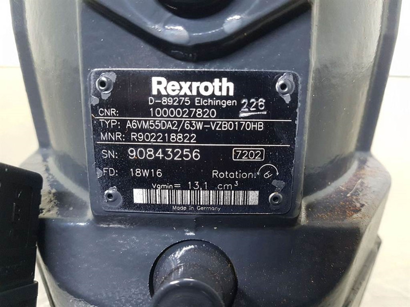 WACKER NEUSON 1000027820-Rexroth A6VM55-Drive motor/Fahrmotor - Hydraulique pour Engins de chantier: photos 5 WACKER NEUSON 1000027820-Rexroth A6VM55-Drive motor/Fahrmotor - Hydraulique pour Engins de chantier: photos 5
