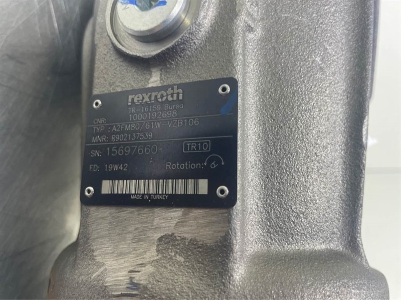WACKER NEUSON -Rexroth A2FM80/61W-Drive motor/Fahrmotor/Rijmotor - Hydraulique pour Engins de chantier: photos 4 WACKER NEUSON -Rexroth A2FM80/61W-Drive motor/Fahrmotor/Rijmotor - Hydraulique pour Engins de chantier: photos 4