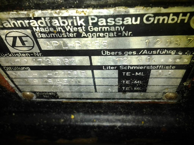 ZF APL-B355 - Axle/Achse/As - Essieu et pièces pour Engins de chantier: photos 3 ZF APL-B355 - Axle/Achse/As - Essieu et pièces pour Engins de chantier: photos 3