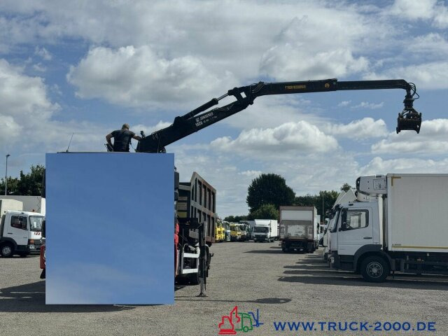 Abrollcontainer + Kran Jonsered 1020 7,3m = 1,4t - Camion ampliroll, Camion grue: photos 2 Abrollcontainer + Kran Jonsered 1020 7,3m = 1,4t - Camion ampliroll, Camion grue: photos 2