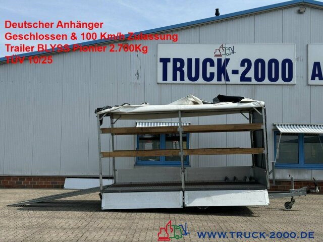 Blyss Pionier Trailer 2.700Kg GESCHLOSSEN 100 Km/h - Remorque porte-voitures: photos 1 Blyss Pionier Trailer 2.700Kg GESCHLOSSEN 100 Km/h - Remorque porte-voitures: photos 1