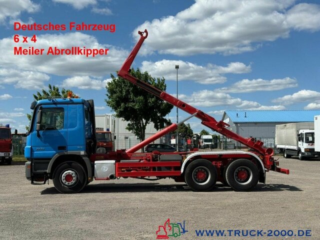 Mercedes-Benz 2746 Actros 6x4 Meiller Deutscher LKW - Camion ampliroll: photos 1 Mercedes-Benz 2746 Actros 6x4 Meiller Deutscher LKW - Camion ampliroll: photos 1