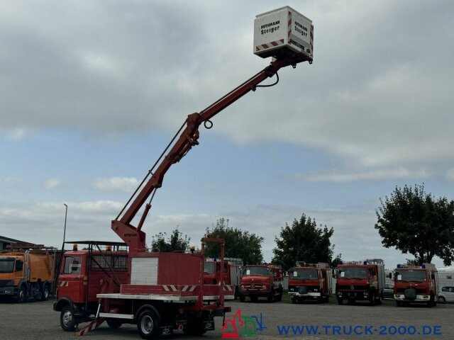 Camion avec nacelle Mercedes-Benz 709 D Ruthmann Hubsteiger Arbeitshöhe 12,60 m: photos 15