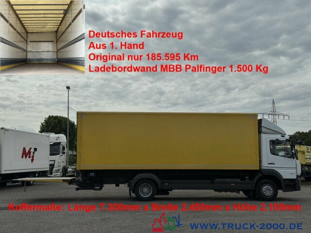 Mercedes-Benz Atego 1224 Koffer MBB Palfinger LBW 1.500KG AHK - Camion fourgon: photos 1 Mercedes-Benz Atego 1224 Koffer MBB Palfinger LBW 1.500KG AHK - Camion fourgon: photos 1