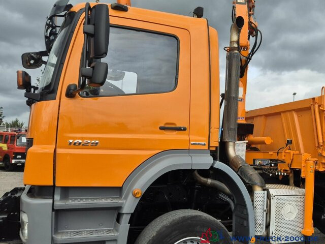 Mercedes-Benz Axor 1829 4x4 Atlas65.2 Kran Kommunal Austattung - Camion benne, Camion grue: photos 5 Mercedes-Benz Axor 1829 4x4 Atlas65.2 Kran Kommunal Austattung - Camion benne, Camion grue: photos 5