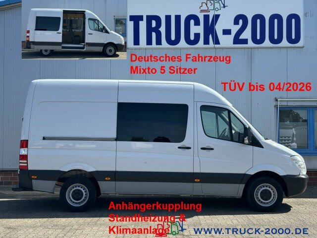 Mercedes-Benz Sprinter 213 Mixto 5 Sitzer Klima Standhzg. AHK - Fourgonnette: photos 1 Mercedes-Benz Sprinter 213 Mixto 5 Sitzer Klima Standhzg. AHK - Fourgonnette: photos 1