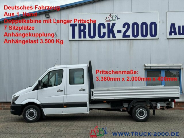 Mercedes-Benz Sprinter 316 CDI DoKa 7 Sitze AHK 3.500 Kg - Utilitaire plateau, Utilitaire double cabine: photos 1 Mercedes-Benz Sprinter 316 CDI DoKa 7 Sitze AHK 3.500 Kg - Utilitaire plateau, Utilitaire double cabine: photos 1