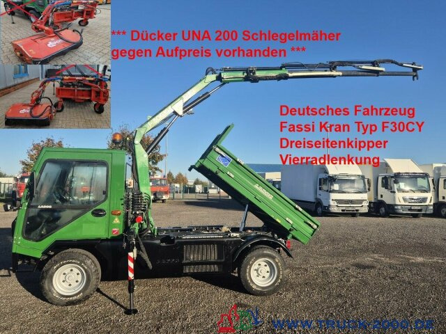Multicar Ladog 4x4 Kipper mit Fassi Kran 5+6 Steuerkreis - Utilitaire benne: photos 1 Multicar Ladog 4x4 Kipper mit Fassi Kran 5+6 Steuerkreis - Utilitaire benne: photos 1