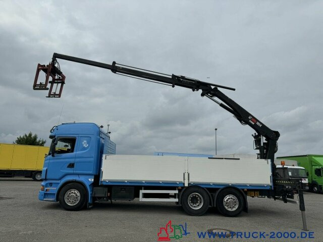 Scania R 560 V8 Kran HIAB 185K hebt bei 11m = 1.500kg - Camion plateau, Camion grue: photos 5 Scania R 560 V8 Kran HIAB 185K hebt bei 11m = 1.500kg - Camion plateau, Camion grue: photos 5