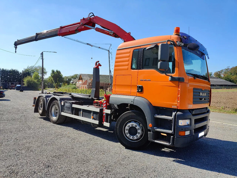 MAN TGA 28.310 Container / Fassi F130 - Camion ampliroll, Camion grue: photos 1 MAN TGA 28.310 Container / Fassi F130 - Camion ampliroll, Camion grue: photos 1