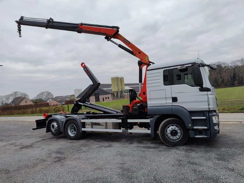MAN TGS 26.320 Container Multilift + Kraan Palfinger PK16502 - Camion ampliroll: photos 3 MAN TGS 26.320 Container Multilift + Kraan Palfinger PK16502 - Camion ampliroll: photos 3