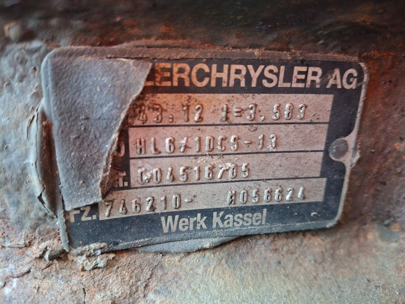 Mercedes-Benz HL6/1DCS-13 - Essieu arrière: photos 5 Mercedes-Benz HL6/1DCS-13 - Essieu arrière: photos 5