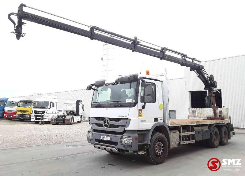 Mercedes-Benz Actros 2636 hiab 166fs 4 remote - Camion plateau, Camion grue: photos 5 Mercedes-Benz Actros 2636 hiab 166fs 4 remote - Camion plateau, Camion grue: photos 5