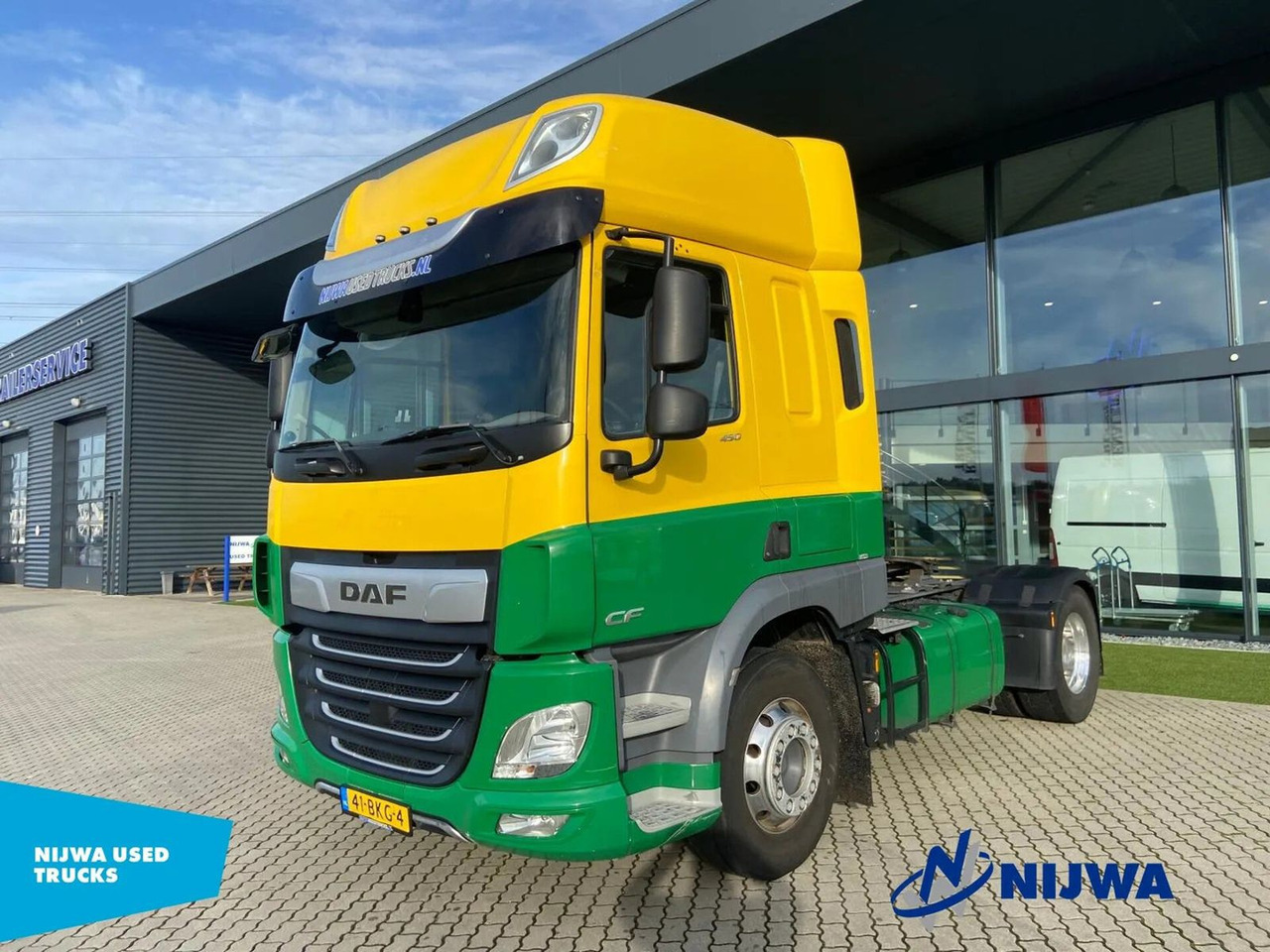 DAF CF 450 4x2 Welgro blower + Koelkast - Tracteur routier: photos 1 DAF CF 450 4x2 Welgro blower + Koelkast - Tracteur routier: photos 1