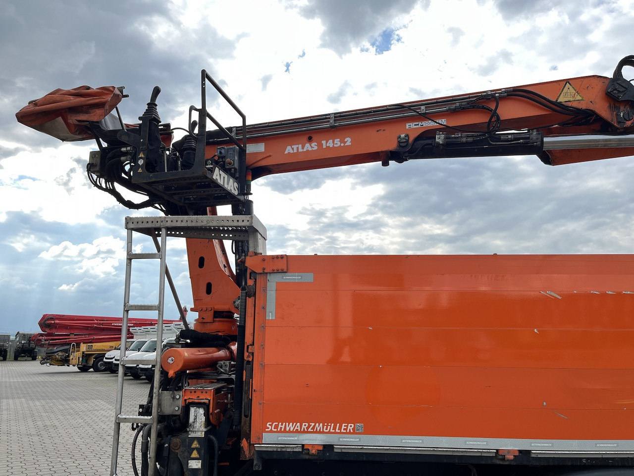MAN TGX 26.480 6x2 Atlas 145.2 Kran Baustoff AHK - Camion plateau, Camion grue: photos 5 MAN TGX 26.480 6x2 Atlas 145.2 Kran Baustoff AHK - Camion plateau, Camion grue: photos 5