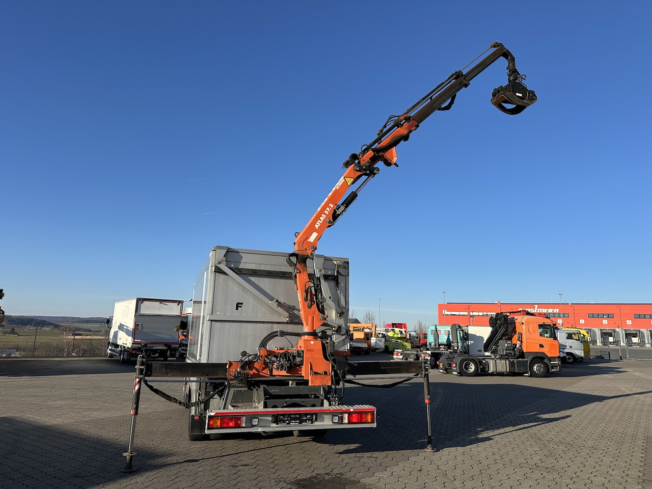 Mercedes-Benz Atego 1529 4x2  Atlas 57.3-A2   Kadaverkipper - Camion grue, Camion benne: photos 4 Mercedes-Benz Atego 1529 4x2  Atlas 57.3-A2   Kadaverkipper - Camion grue, Camion benne: photos 4