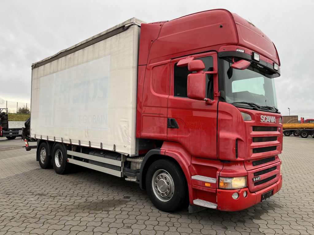 Camion à rideaux coulissants, Camion grue Scania R440 6x2  Hiab 166 E-5 HiDuo | AHK | Lenk-Lift A.: photos 13
