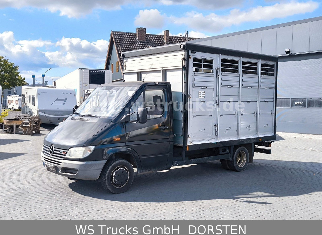 Mercedes-Benz Sprinter 411 CDI Viehtransporter - Camion bétaillère: photos 1 Mercedes-Benz Sprinter 411 CDI Viehtransporter - Camion bétaillère: photos 1