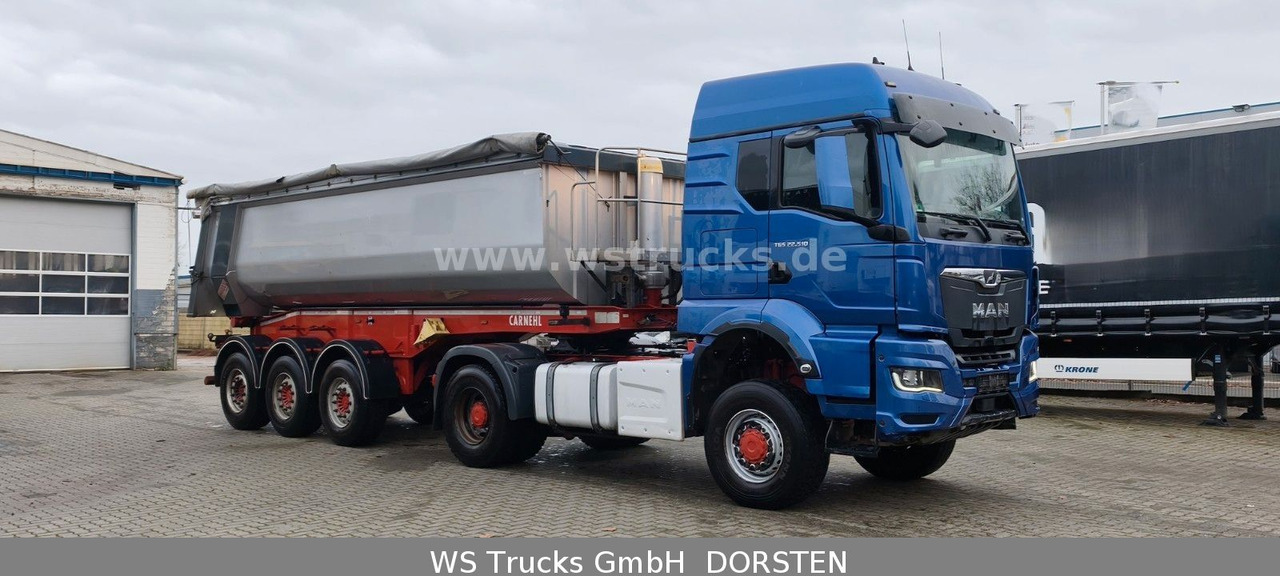 MAN TGS 22.510 4x4AP Hydraulik + Carnehl Kipper - Tracteur routier: photos 3 MAN TGS 22.510 4x4AP Hydraulik + Carnehl Kipper - Tracteur routier: photos 3