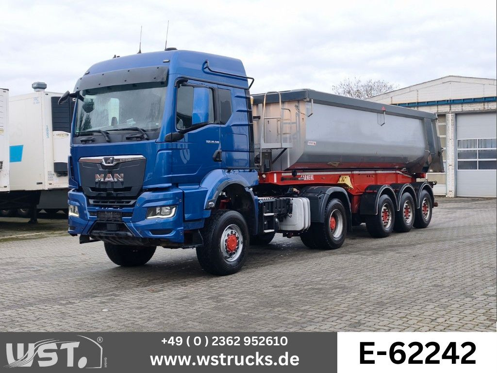 MAN TGS 22.510 4x4AP Hydraulik + Carnehl Kipper - Tracteur routier: photos 1 MAN TGS 22.510 4x4AP Hydraulik + Carnehl Kipper - Tracteur routier: photos 1