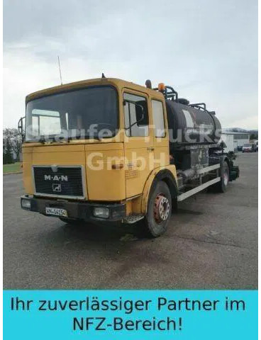 MAN 19 280 F FEDERAL Asphaltspritz Emulsi BREINI - Camion citerne: photos 1 MAN 19 280 F FEDERAL Asphaltspritz Emulsi BREINI - Camion citerne: photos 1