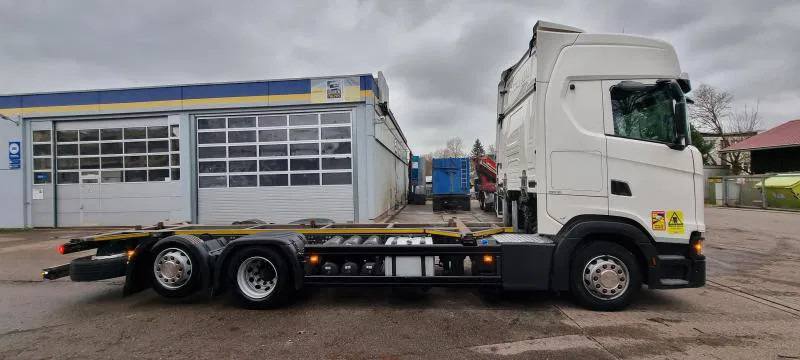 Scania 6X2 BDF Intarder Lenkachse VANTEC hyd Hubr - Camion porte-conteneur/ Caisse mobile: photos 2 Scania 6X2 BDF Intarder Lenkachse VANTEC hyd Hubr - Camion porte-conteneur/ Caisse mobile: photos 2