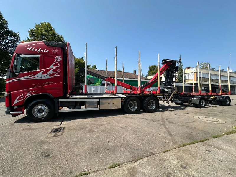 Volvo FH 540 FH540*6x4*Kurzholzzug*Epsilon M12Z*Glogger Anhänger*Retarder - Camion grumier: photos 3 Volvo FH 540 FH540*6x4*Kurzholzzug*Epsilon M12Z*Glogger Anhänger*Retarder - Camion grumier: photos 3