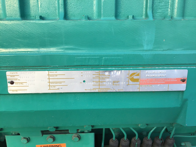 Cummins QST30-G2 GENERATOR 937,5KVA USED - Groupe électrogène: photos 4 Cummins QST30-G2 GENERATOR 937,5KVA USED - Groupe électrogène: photos 4